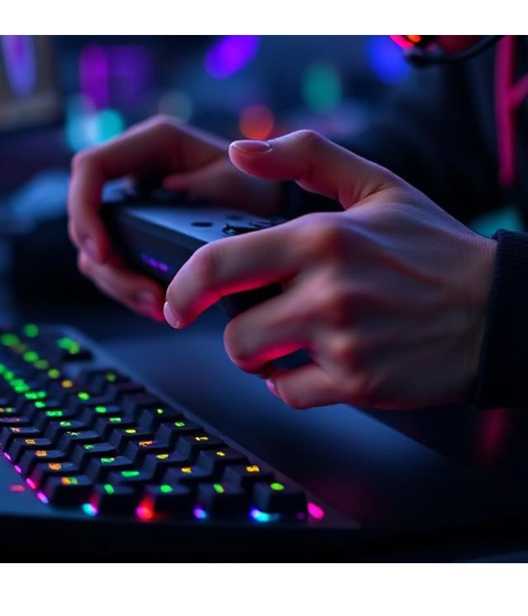 About section - Jerome Nancy: Professional game tester in action.